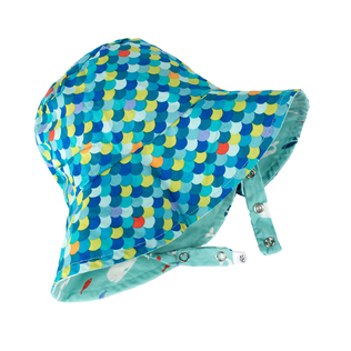 美国原产BABY BONNETS全棉儿童帽子遮阳帽双面渔夫帽男款