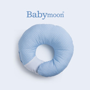 美国原产Babymoon纯棉枕头防扁头豆荚枕婴儿枕波点
