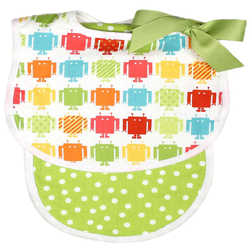 美国原产Raindrops棉质围兜拍嗝巾围嘴礼品套装