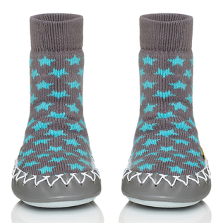 英国MOCCIS手工缝制防滑软鞋贴肤鞋袜子鞋小石流