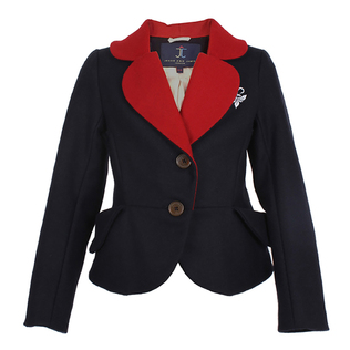 英国原产JESSIE AND JAMES红领上衣女童上衣宝宝外套