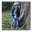 英国原产Artimus LONDON英伦儿童贝雷帽平底帽帽子 蓝色 S