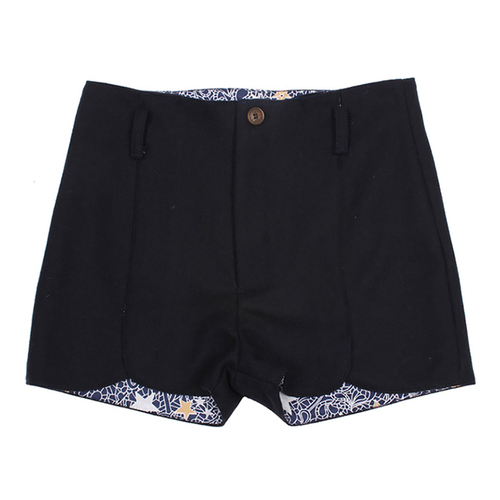 英国原产JESSIE AND JAMES靴型短裤女童女宝宝短裤 深蓝 S