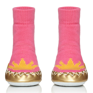 英国MOCCIS手工缝制防滑软鞋贴肤鞋袜子鞋爸爸的公主