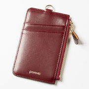 韩国原产POANE牛皮拉链卡包零钱包