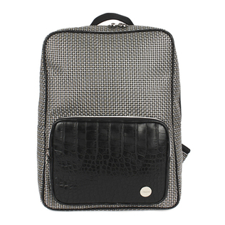 韩国原产Elunani编织包包简洁款双肩背包