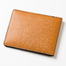 韩国原产POANE牛皮折叠皮夹薄款钱包 棕色
