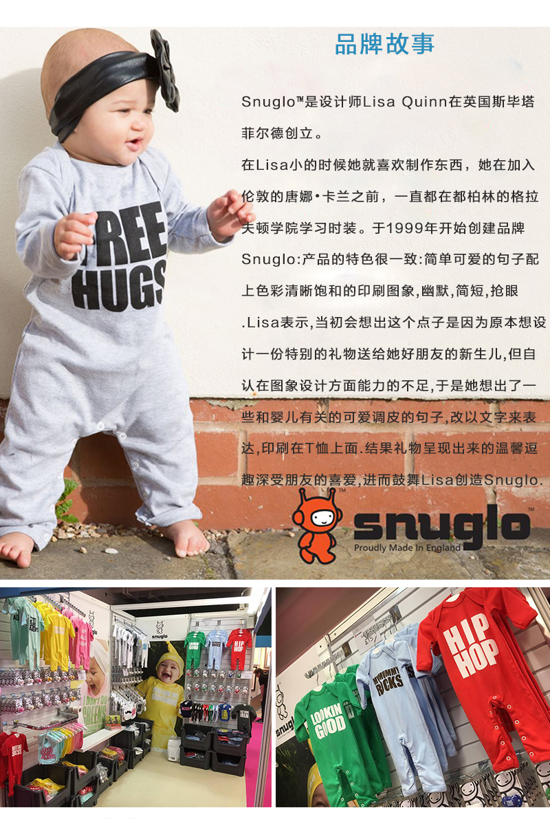 英国原产snuglo 棉质四季围嘴围兜口水巾 深蓝