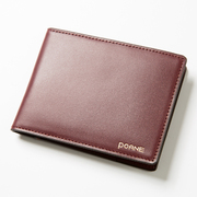 韩国原产POANE牛皮折叠皮夹薄款钱包