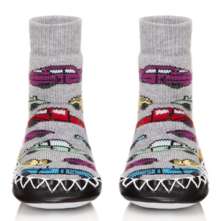 英国MOCCIS手工缝制防滑软鞋贴肤鞋袜子鞋闪电快车