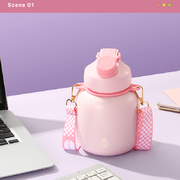 HY3/居元素 双饮口大肚杯 秋冬保温杯系列