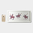 英国原产Crafty Foxx木质装饰画框相框 马术（大） 白色