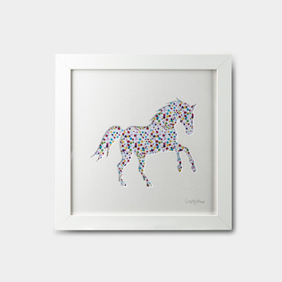 英国原产Crafty Foxx木质装饰画框相框 跃马（小）