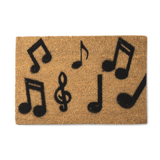 英国原产Artsy家居地垫防滑地垫脚垫音符图案