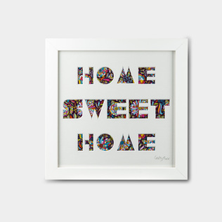 英国原产Crafty Foxx木质装饰画框相框 甜蜜的家（小）