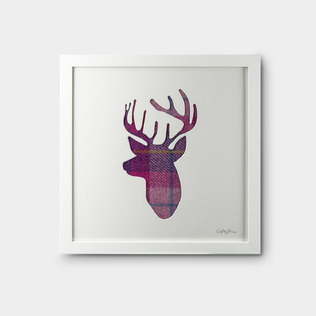 英国原产Crafty Foxx木质装饰画框相框 鹿头(大)