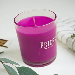 英国原产Price's玻璃香薰蜡烛香氛烛台茶玫瑰香味