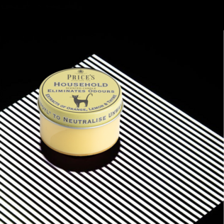 英国Price's玻璃香薰蜡烛香氛烛台