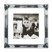 英国原产brookspace现代居家装饰画玻璃画 蒂凡尼早餐&nbsp;黑白