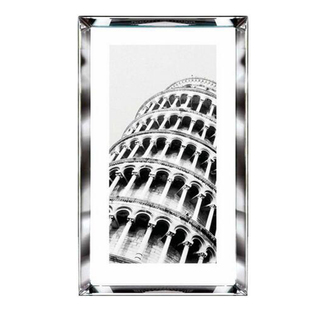 英国原产brookspace现代居家装饰画玻璃挂画 比萨斜塔