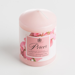 英国Price's香薰蜡烛空气香氛烛台天竺葵香