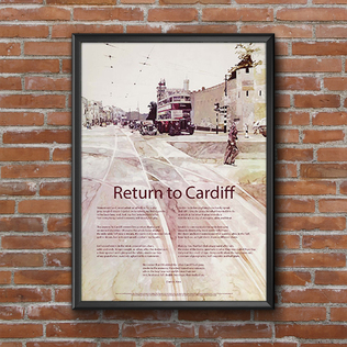 英国原产GRAFFEG回到加地夫的丹尼阿贝斯海报