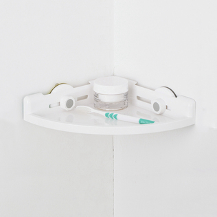 韩国Glaster强力无痕吸盘墙角挂架置物架储物架