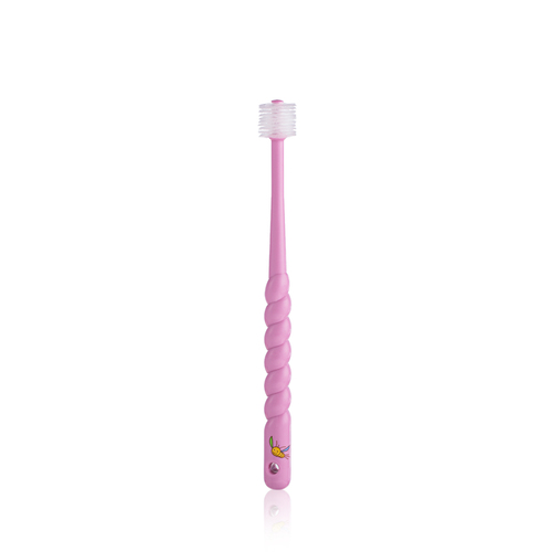 日本原产STB Higuchi360度清洁儿童软毛牙刷 粉红