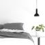 新西兰原产Design Ministry亚麻布被套床被套被子被套 黑白 180x200cm