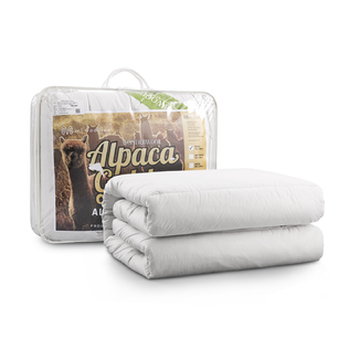 新西兰原产mi woollies驼羊毛被棉混纺面料被子350gsm