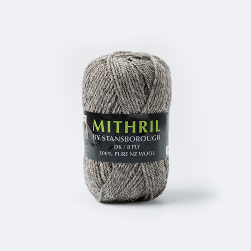 新西兰原产Stansborough指环王围巾/手套编织灰羊毛线 中灰