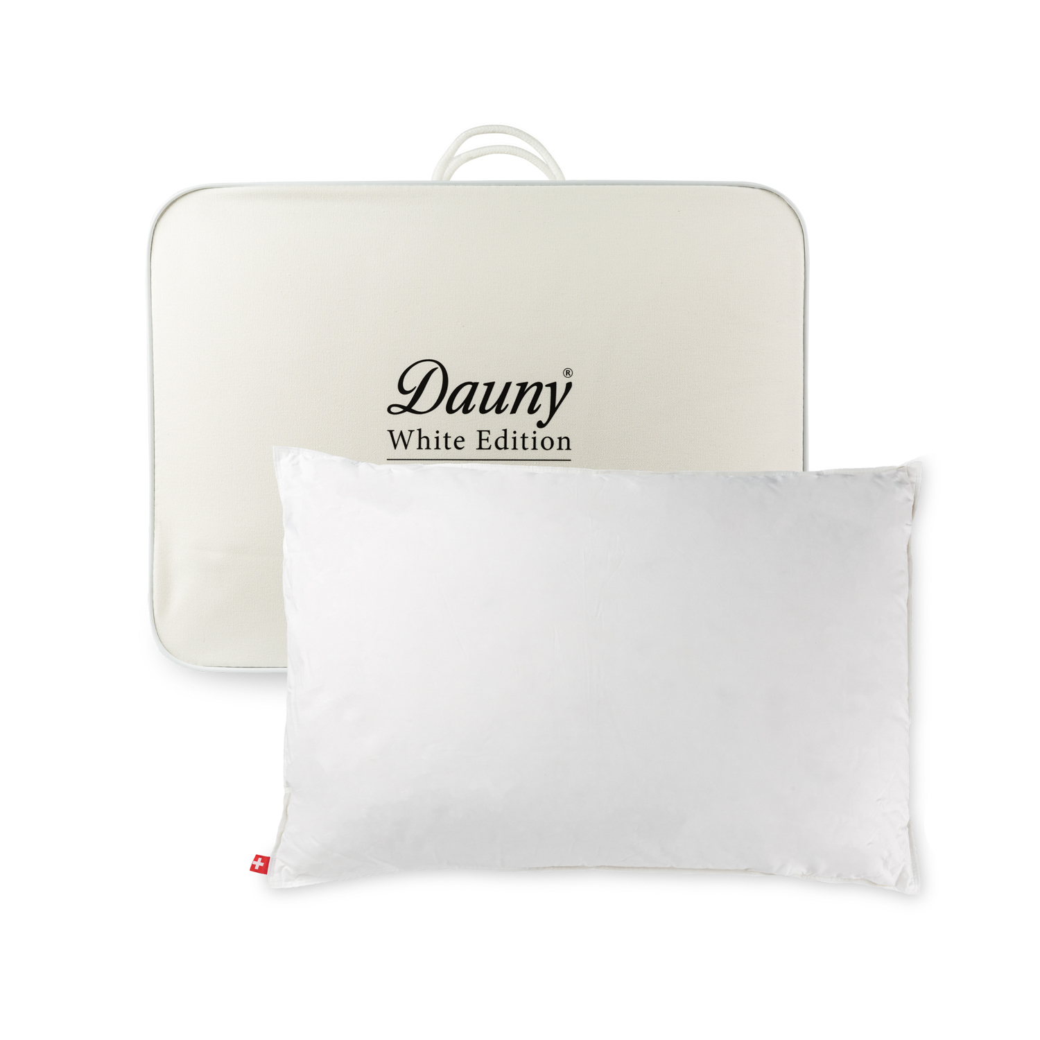 瑞士原产Dauny柔软型鹅绒枕头枕芯 50x70cm   白色
