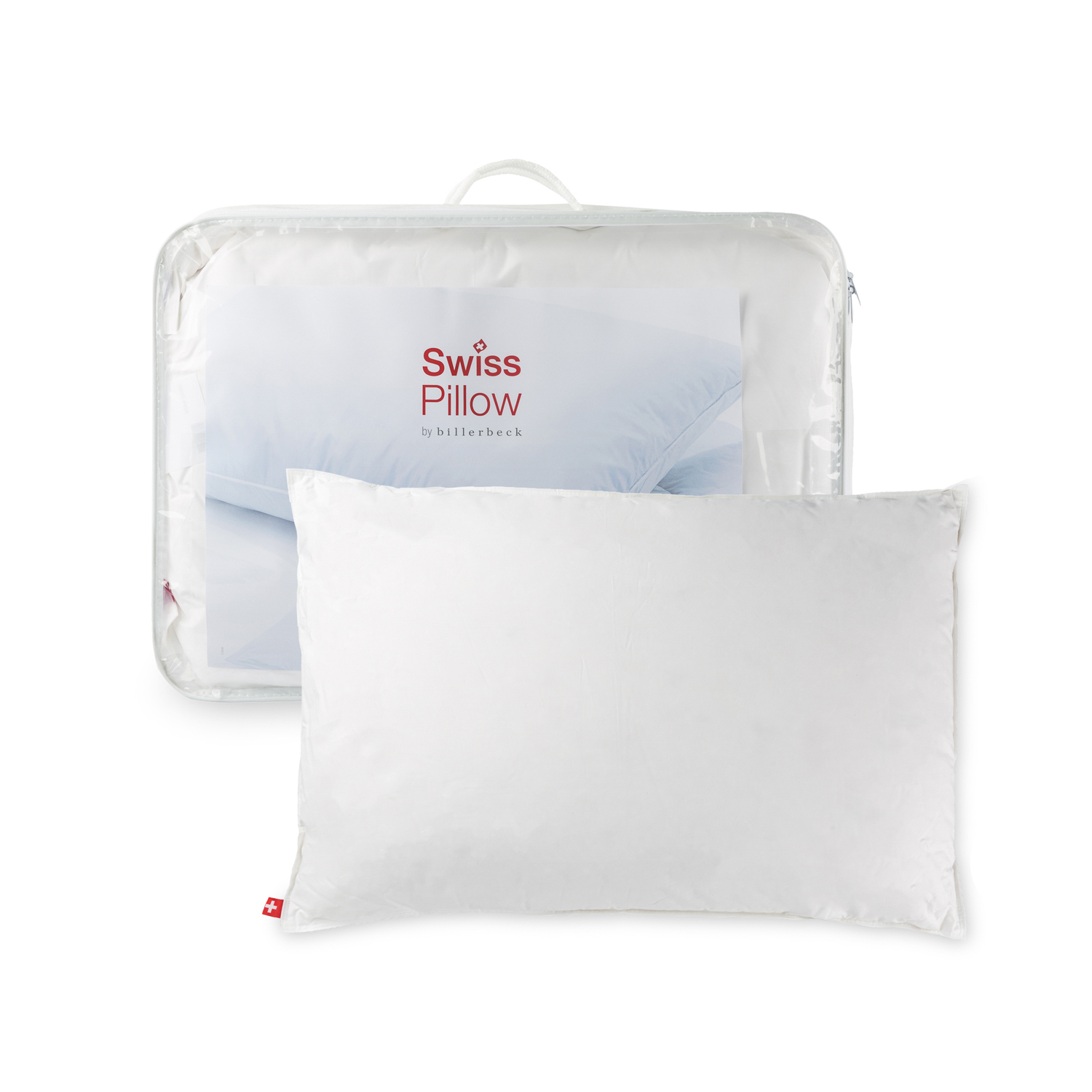 瑞士原产Swiss Pillow柔软加柔型鸭绒枕头枕芯