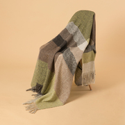 新西兰Stansborough指环王系列灰羊毛针织披肩盖毯