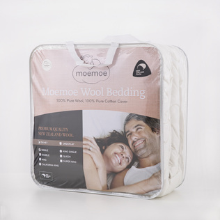 新西兰原产moemoe冬季羊毛被羊毛冬被被子被芯500gsm