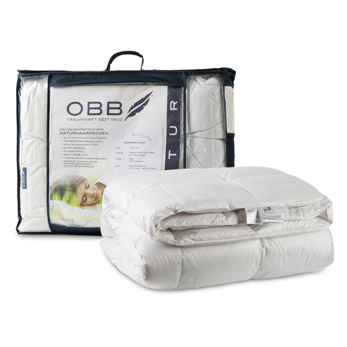 德国原产OBB  Feel Harmony系列羊绒被 埃及棉羊绒被 白色 S