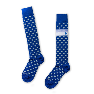 新西兰原产Cosy Toes美利奴羊毛长筒袜羊毛袜袜子蓝色心