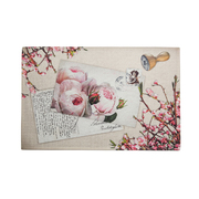 德国原产AKZENTE Gallery系列地毯脚垫门厅垫 玫瑰明信片