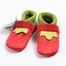 德国原产Pantolinos植物软皮学步鞋儿童鞋（树莓） 红色 S