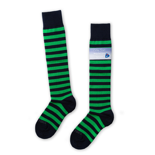 新西兰原产Cosy Toes美利奴羊毛长筒袜羊毛袜子绿色条纹