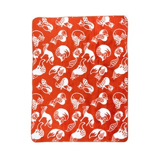 瑞典原产fabulous goose 棉质婴儿毛毯童毯盖毯小狐狸