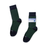 新西兰原产Cosy Toes美利奴羊毛中筒袜羊毛袜子藏青点状