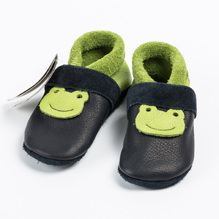德国原产Pantolinos植物软皮学步鞋儿童鞋（青蛙）