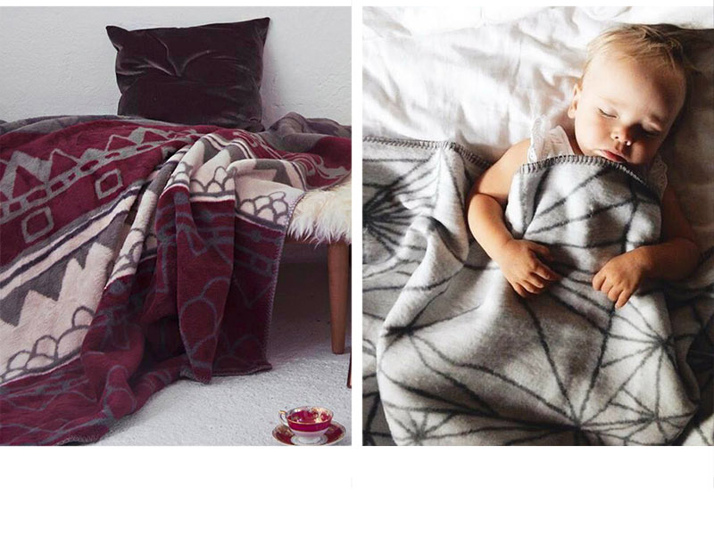 瑞典原产fabulous goose 棉质婴儿毛毯童毯盖毯风景 红色