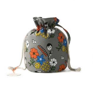 韩国原产1537单肩包斜跨包抽绳水桶包