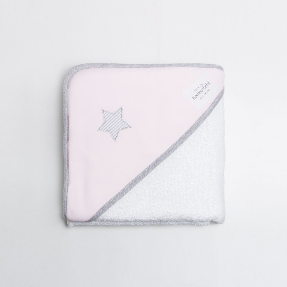 西班牙bonjourbebe多功能连帽浴巾浴袍毛巾