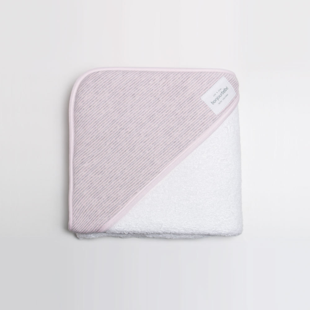 西班牙bonjourbebe多功能连帽浴巾浴袍毛巾