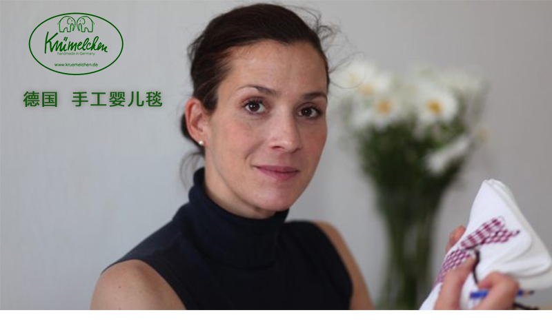 德国原产ManufakturHannover全棉纱布婴儿毯子宝宝毯子 棕色