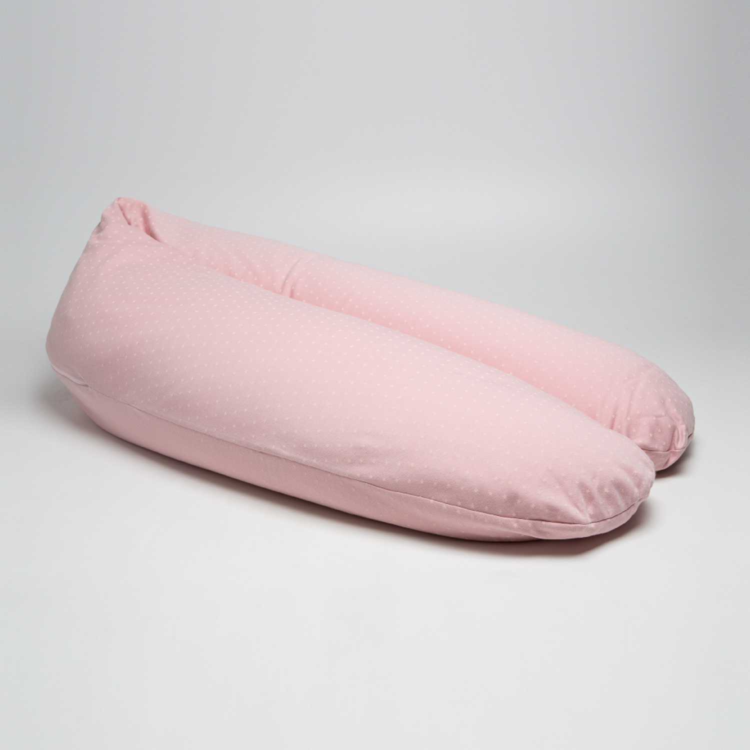 西班牙bonjourbebe皮马棉多功能哺乳枕靠枕定位枕 粉色小星星