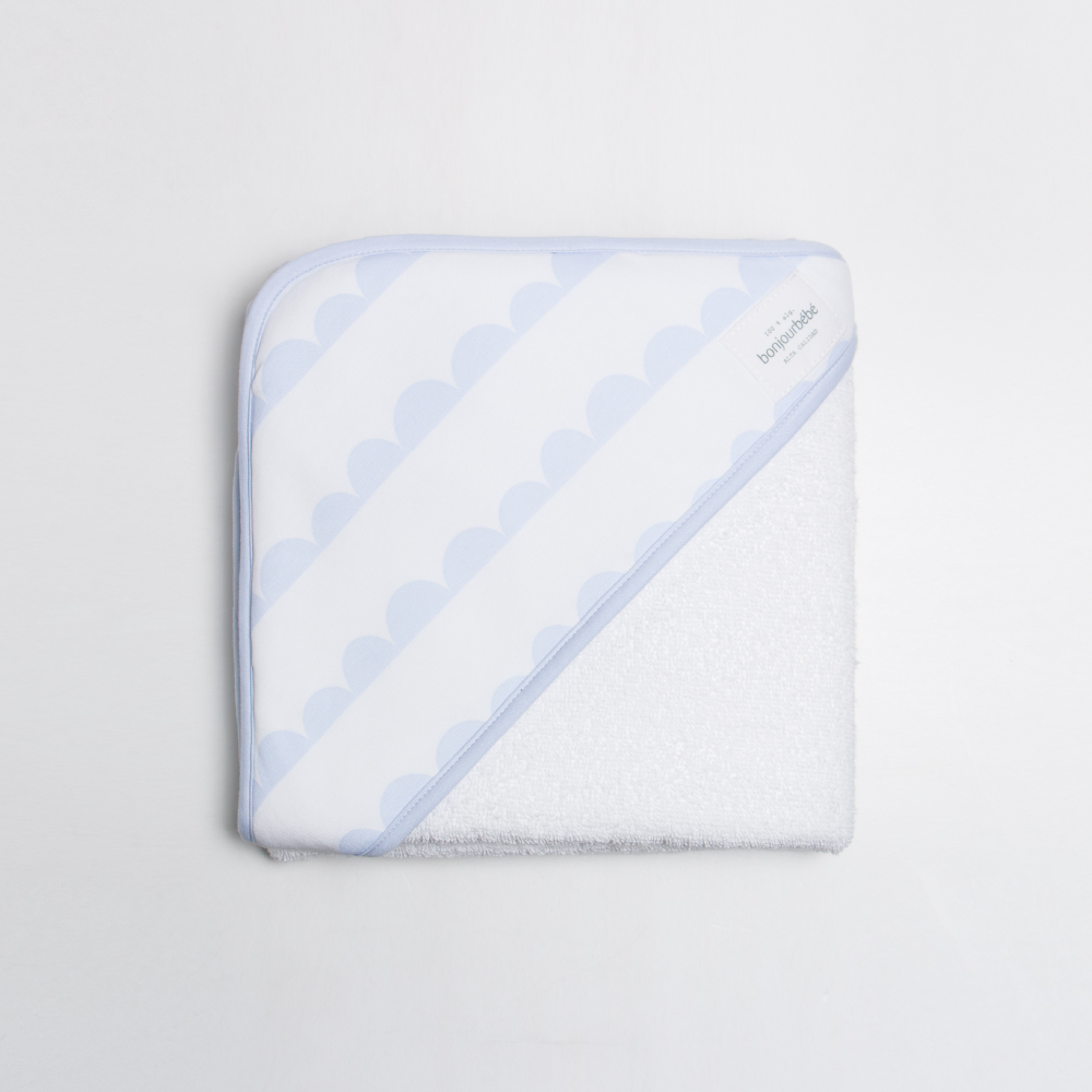 西班牙bonjourbebe多功能连帽浴巾浴袍毛巾